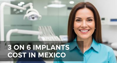3 on 6 Dental Implants Cost in Mexico