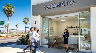 An international patient arrives at CosMed Clinic in Tijuana for affordable CO2 laser care.