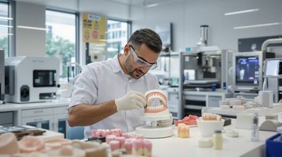 dental technician prosthetic crafting