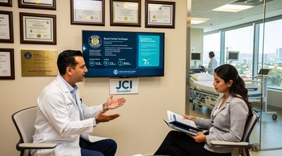 Surgeon verifies credentials with patient to ensure safe gastric sleeve procedure.