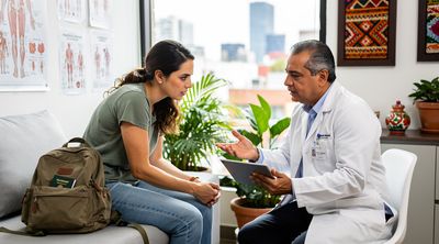 An American patient consulting with a Mexican endocrinologist about weight management.